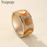 Crystal Charm Bangle Bracelet - Colorful Bohemia Jewelry for Women