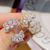Cubic Zircon Engagement Ring for Women Wedding DUBAI Bridal Adjust Ring