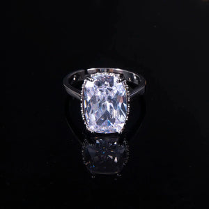 Ellipse CZ Engagement Finger Ring Women Wedding DUBAI Bridal J2125