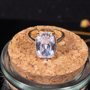 Ellipse CZ Engagement Finger Ring Women Wedding DUBAI Bridal J2125