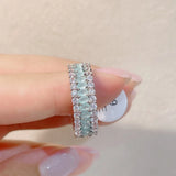 Ellipse CZ Engagement Ring for Women Dubai Wedding Bridal J2108