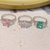 CZ Engagement Ring for Women