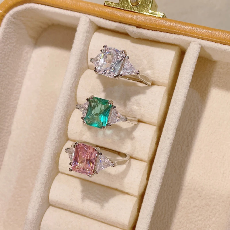 CZ Engagement Ring for Women