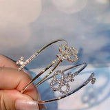 Stackable Bangle Cuff Full CZ Dubai Bracelet