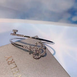 Stackable Bangle Cuff Full CZ Dubai Bracelet