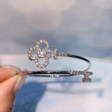 Stackable Bangle Cuff Full CZ Dubai Bracelet