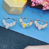 CZ Engagement Finger Ring for Women Wedding Bridal Ring