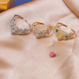 CZ Engagement Finger Ring for Women Wedding Bridal Ring