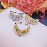 CZ Engagement Finger Ring for Women Wedding Bridal Ring