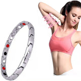 Women's Magnetic Stainless Therapy Bracelet Slimming Jewelry