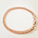 Men Bracelet Rose 585 Jewelry Copper 5MM Long Bracelets