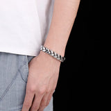 Men's 11mm Stainless Steel Bracelet Chain