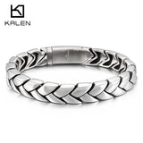 Men's 11mm Stainless Steel Bracelet Chain