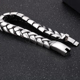 Men's 11mm Stainless Steel Bracelet Chain
