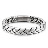 Men's 11mm Stainless Steel Bracelet Chain
