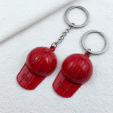 Hat Shape Alloy Pendant Key Ring for Men Women Car Key Chain