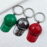 Hat Shape Alloy Pendant Key Ring for Men Women Car Key Chain