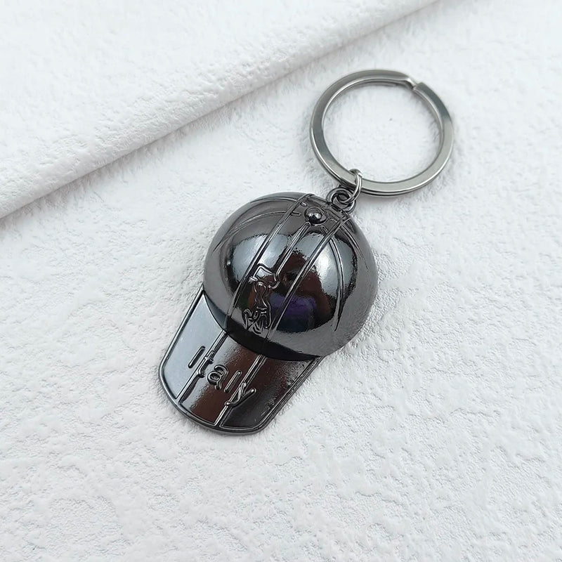 Hat Shape Alloy Pendant Key Ring for Men Women Car Key Chain
