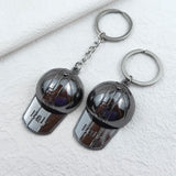 Hat Shape Alloy Pendant Key Ring for Men Women Car Key Chain