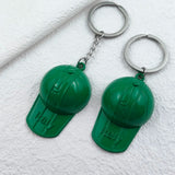 Hat Shape Alloy Pendant Key Ring for Men Women Car Key Chain