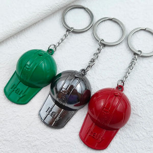 Hat Shape Alloy Pendant Key Ring for Men Women Car Key Chain