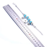 Metal Beading Snap Bracelet Butterfly Beads 18MM Snap Button Bangle