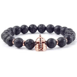 Micro Pave Cz Crown Cross Bracelet Men Women Bracelet & Bangles
