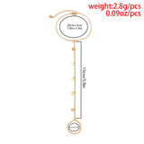 Minimalism Chain Anklet For Women Round Pendant Foot Jewelry
