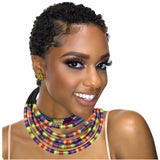 African Style Multi-Layer Necklace Set