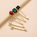 Multicolor Rhinestone Hair Clip Hair Pins Hair Accessories Girls Women