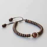 Coconut Shell Evil Eyes Tibetan Stone Rope Bracelet Yoga Chakra Jewelry