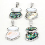 Mother of Pearl Shell Pendant Abalone Shells Charms DIY Necklace Accessories