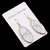 Rose Quartzs Drop Earrings for Women 20x45mm