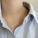 925 Sterling Silver Zircon Gemstone Pendant Necklace for Women