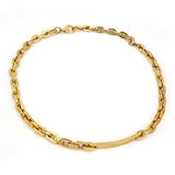 Stainless Steel Necklace Choker Chain Silver Pendant