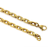 Stainless Steel Necklace Choker Chain Silver Pendant