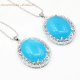 Women Zircon Inlay Natural Stone Jades Chalcedony Choker Collar Pendant Jewelry
