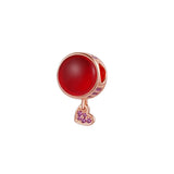925 Silver Crystal Pendant for DIY Bracelet Woman Gift