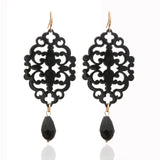 Hollow Out Crystal Dangle Earrings for Women