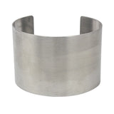 Matte Cuff Bracelet for Women Silver Punk Birthday Present