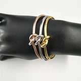 Dainty Open Knot Bangle Cuff Wire Unisex Bangle Jewelry
