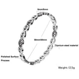 Pig Nose Link Bangle for Womens Birthday Gift