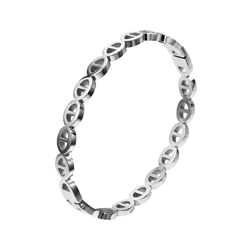Pig Nose Link Bangle for Womens Birthday Gift