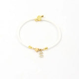Cubic A-Z Initial Letter Women Bracelet Adjustable Rope Bracelet