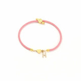 Cubic A-Z Initial Letter Women Bracelet Adjustable Rope Bracelet