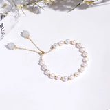 Pearl Bracelet 925 Silver Women's Jewelry Wedding Party Gift