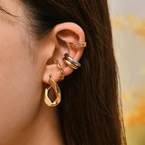 Pearl CZ Ear Cuff No Pierced Party Wedding Jewelry