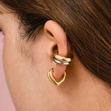 Pearl CZ Ear Cuff No Pierced Party Wedding Jewelry