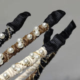 Pearl Hair Clips Textured Hair Hoop Headdress