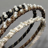 Pearl Hair Clips Textured Hair Hoop Headdress